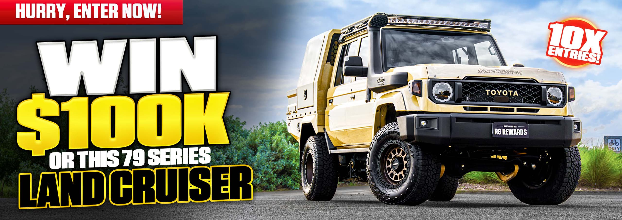 79 SERIES LAND CRUISER OR $100,000 CASH