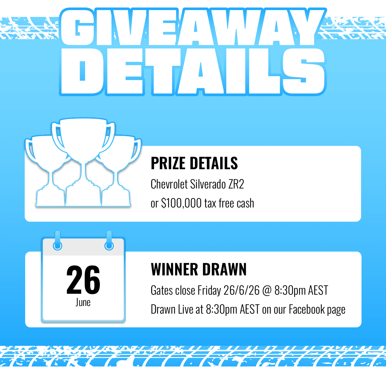 Giveaway Details