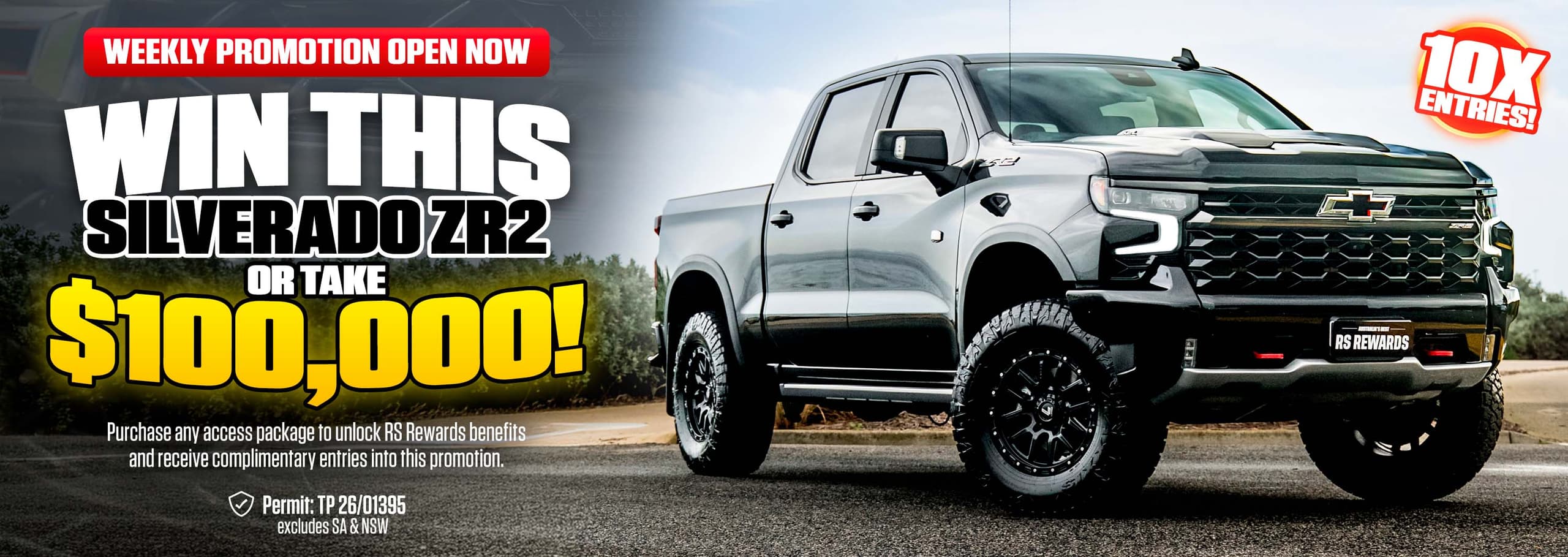 CHEVY SILVERADO ZR2 OR $100,000