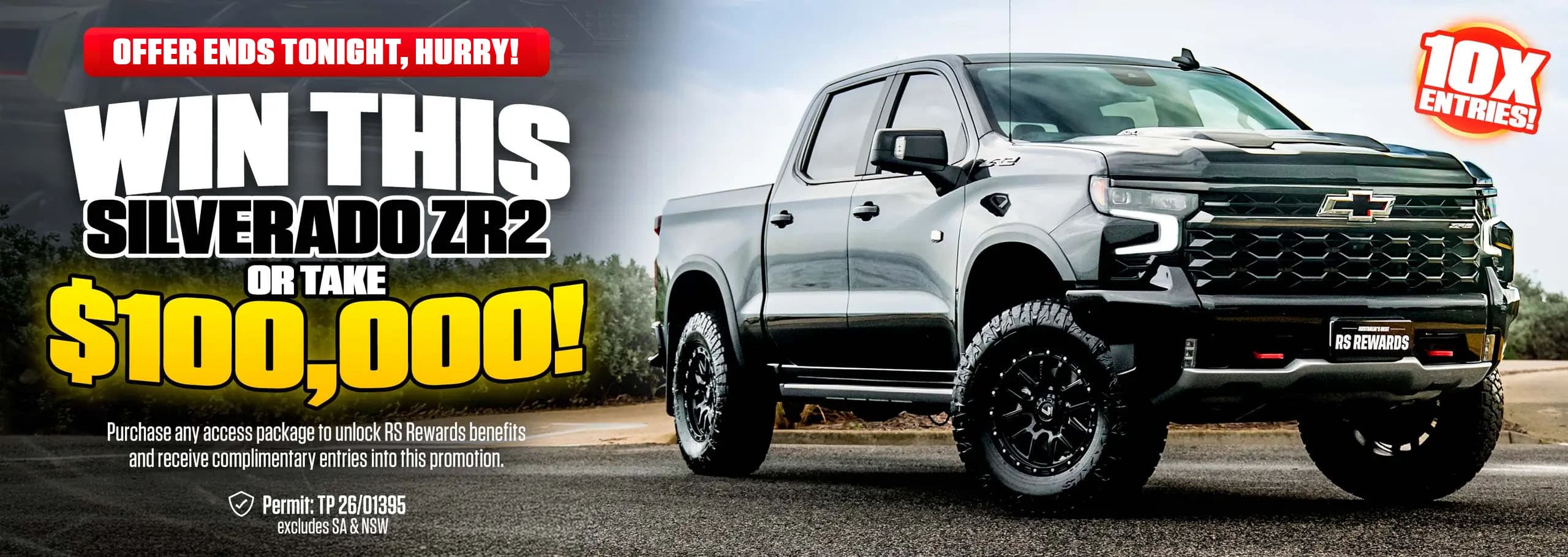 CHEVY SILVERADO ZR2 OR $100,000